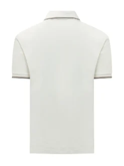 Polo with Striped Collar Details