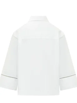 Popeline Shirt with Classic Collar