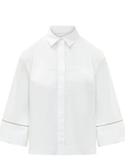 Popeline Shirt with Classic Collar