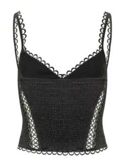 Poppy Top with Broderie Details
