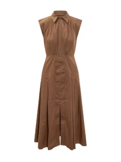Posie Midi Dress with Pleats