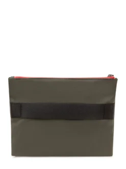 Pouch with Logo and Zip Closure