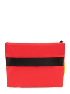 Pouch with Logo and Zip Closure