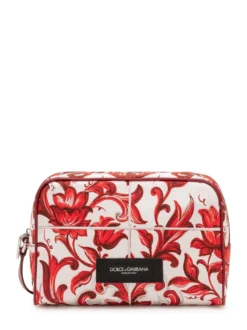 Pouch with Ornamental Print
