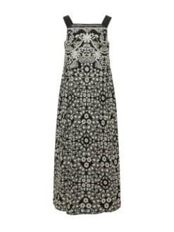 Printed Dress with Straps