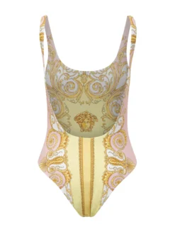 Printed Lycra One-Piece Swimsuit