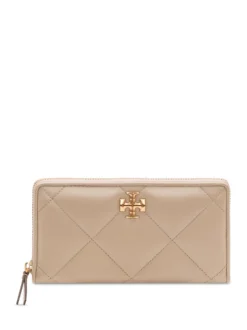 Quilted Zip Continental Wallet