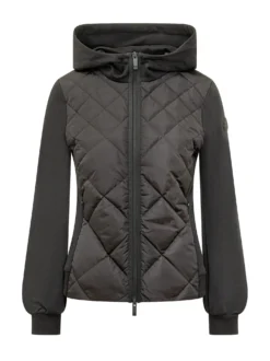 Quilted Zip-Up Hoodie