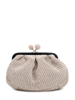 Raffia Clasp Bag