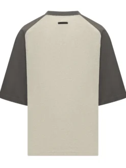 Raglan Sleeve T-shirt with Embroidered Logo
