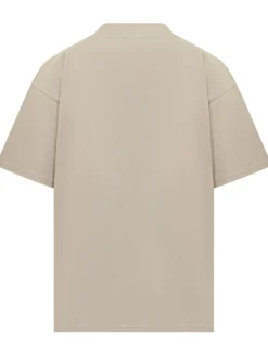 Represent Beige T-Shirt with Dobermann Print