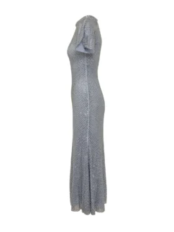 Rhinestone Long Dress