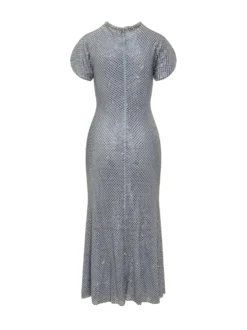Rhinestone Long Dress