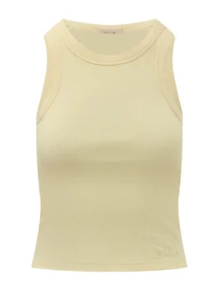 Ribbed Sleeveless Tank Top
