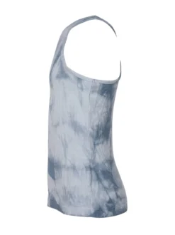 Ribbed Top with Off Stamp Print