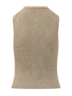 Ribbed Zip Tank Top