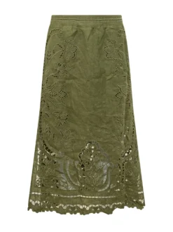 Richelieu Embroidered Skirt