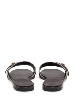 Romy Slide Sanda with Strap and Logo