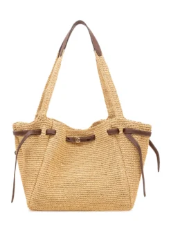 Romy Straw Tote Bag with Handles
