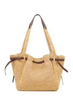 Romy Straw Tote Bag with Handles