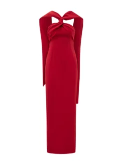 Rona Maxi Dress with Knot Detail