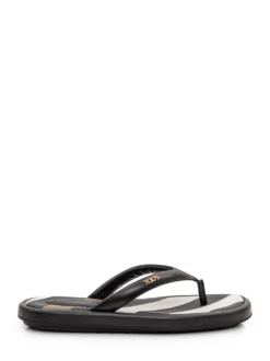 Rubber Flip Flops with Shaped Strap