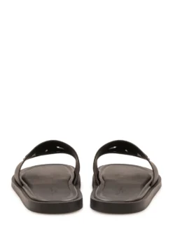 Rubber Slide Sandals with Shaped Band