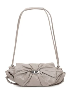 Ruched shoulder bag