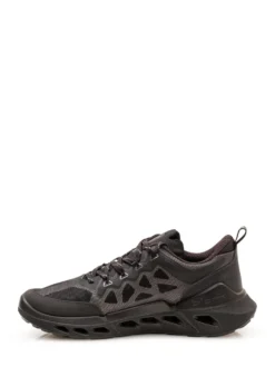 Running Sneakers with Perforated Panels and Laces