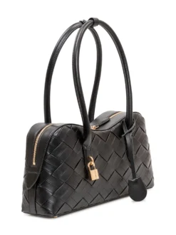 Ryder Top Handle Woven Bag with Double Handle