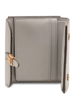 Saddle Wallet with Flap and Front Closure