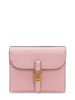 Saddle Wallet with Flap and Front Closure