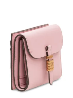 Saddle Wallet with Flap and Front Closure