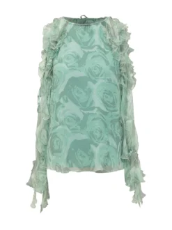 Saiak Creponne Blouse with Floral Print