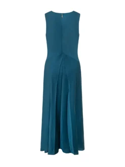 Satin V Neck Dress
