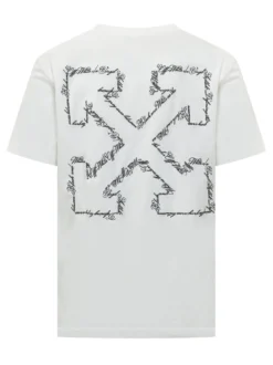 Script Arrow Printed T-shirt