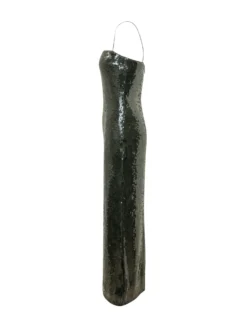Sequined Long Slip Dress