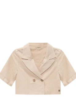Set with Cropped Blazer and Pants