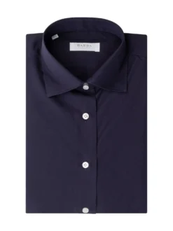 Shirt with Classic Collar and Button Closure