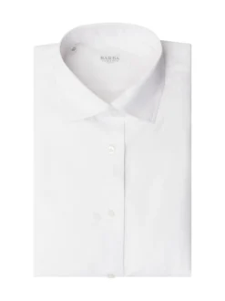 Shirt with Classic Collar and Button Closure