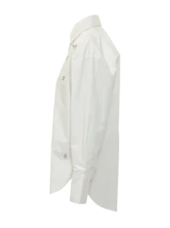 Shirt with Collar and Buttons with Embellishments