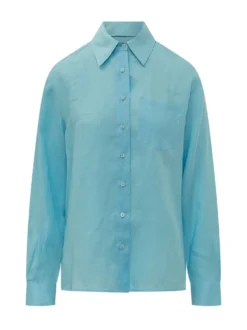 Shirt with Collar and Patch Pocket