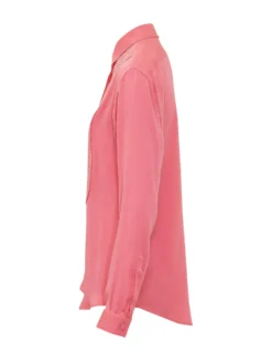 Shirt with Pleated Panel