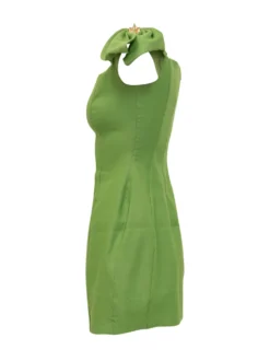 Short Dress with Draped Straps