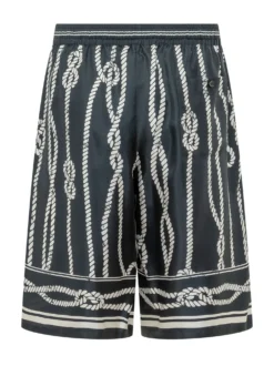 Shorts con Stampa a Corde