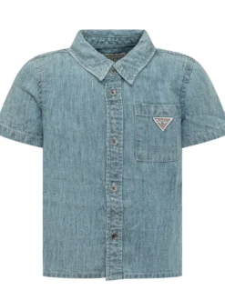 Short Sleeve Denim Shirt