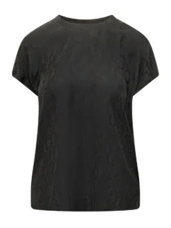 Short Sleeve Floral Pattern Blouse