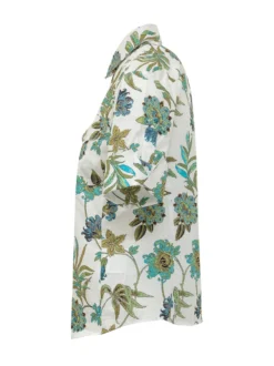 Short Sleeve Floral Print Shirt