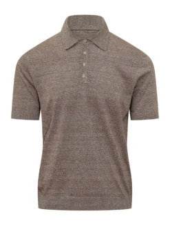 Short Sleeve Knit Polo