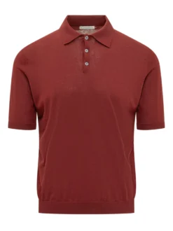 Short Sleeve Knit Polo